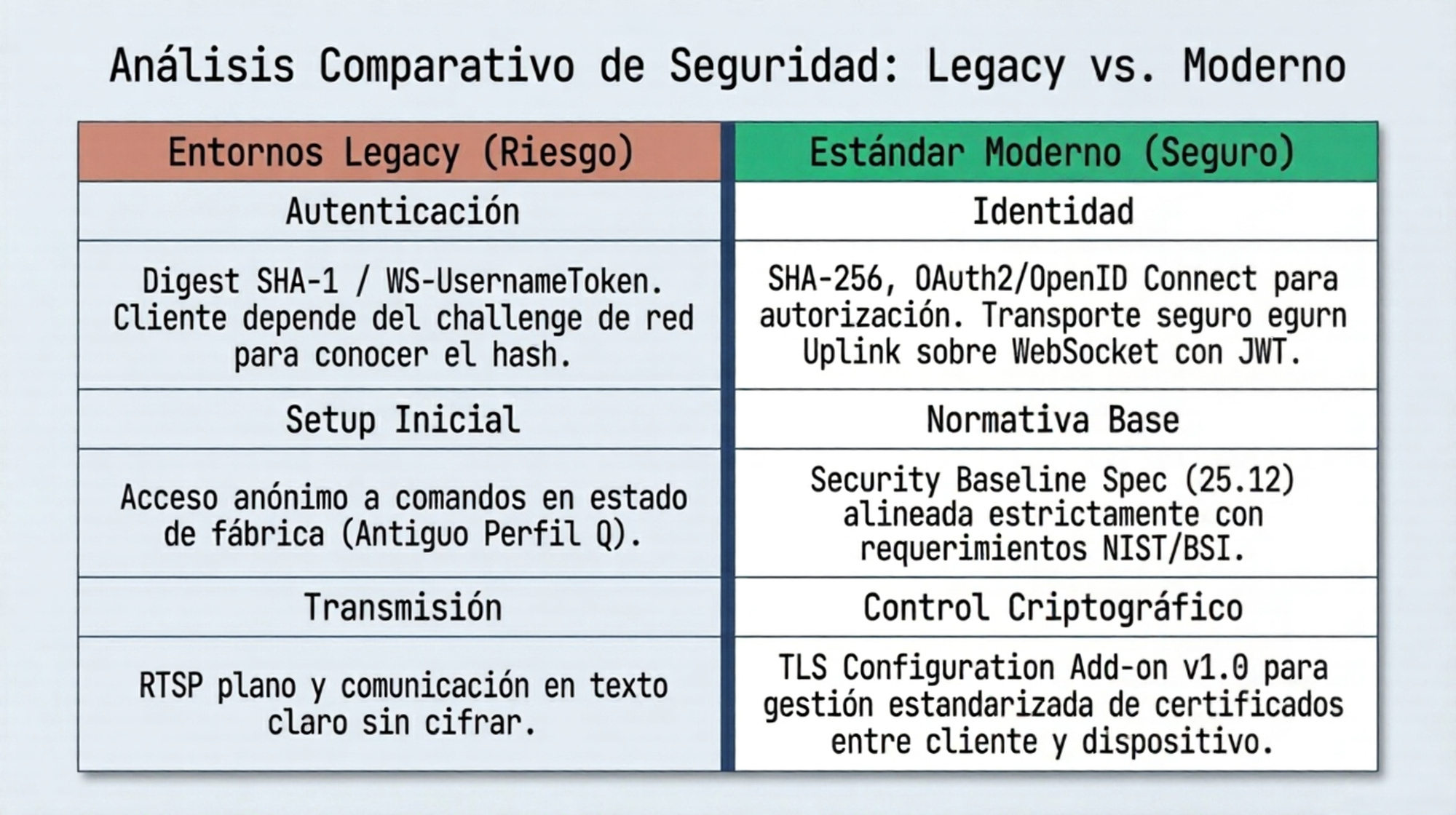 Analisis Comparativo de Seguridad